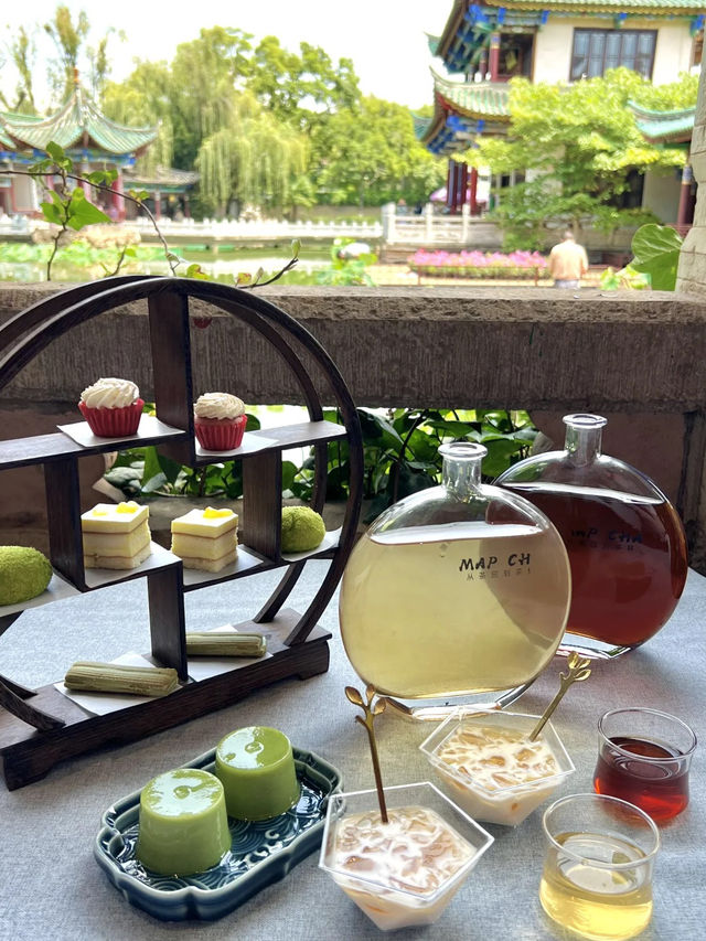 📍Map cha普洱茶館｜藏在翠湖公園的神仙茶館