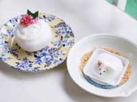 พุดดิ้งน้องแมวที่ Cafe Tiny House 