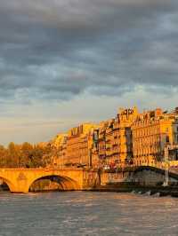 Seine River Stroll: A Sunset into Twilight Journey