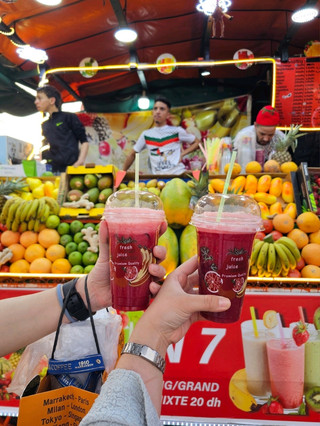 Marrakech Jemaa el-Fnaa Square Fruit Juice