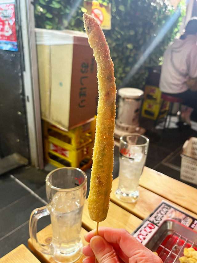 【大阪】道頓堀を食べ歩きに外せない串カツ🐷