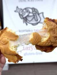【福岡グルメ】福岡初上陸✨️グルテンフリーの米粉たい焼き！