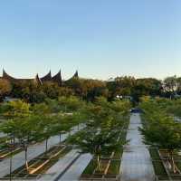 Springtime Serenity: Discovering the Grand Mosque of West Sumatra