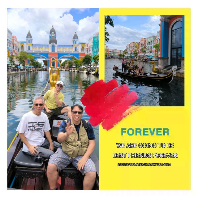 【Gondola Water Taxi】沿岸有瑰麗色彩之排屋可供欣賞！