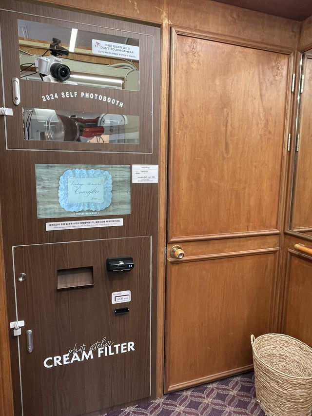 ｜韓國｜慶州CREAM FILTER-電梯風格拍貼機