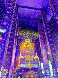 タイで見つけた、紫に染まる美しき寺院💜 #ワットクラーンクローンワッタナラーム #タイ旅行 #映えスポット