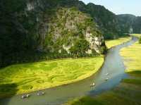 Tam Coc - Golden fields and timeless beauty 🌾