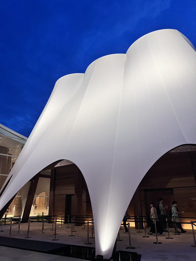  📍【卡塔爾館 Qatar Pavilion｜Expo 2025 Osaka】 🏜️🌃⛺✨🌟