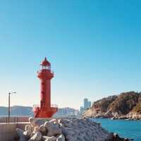 Jungni Harbor Lighthouse, Busan: A Charming Beacon in a Local Harbor