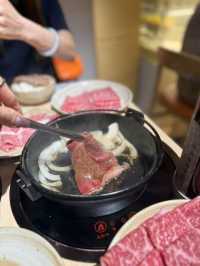 銅鑼灣高質Sukiyaki❤️ 霜降北海道十勝產黑毛和牛😍