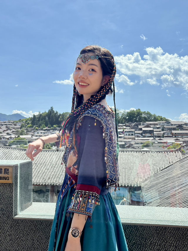 麗江古城體驗 最美民族服飾 雲南過橋米線