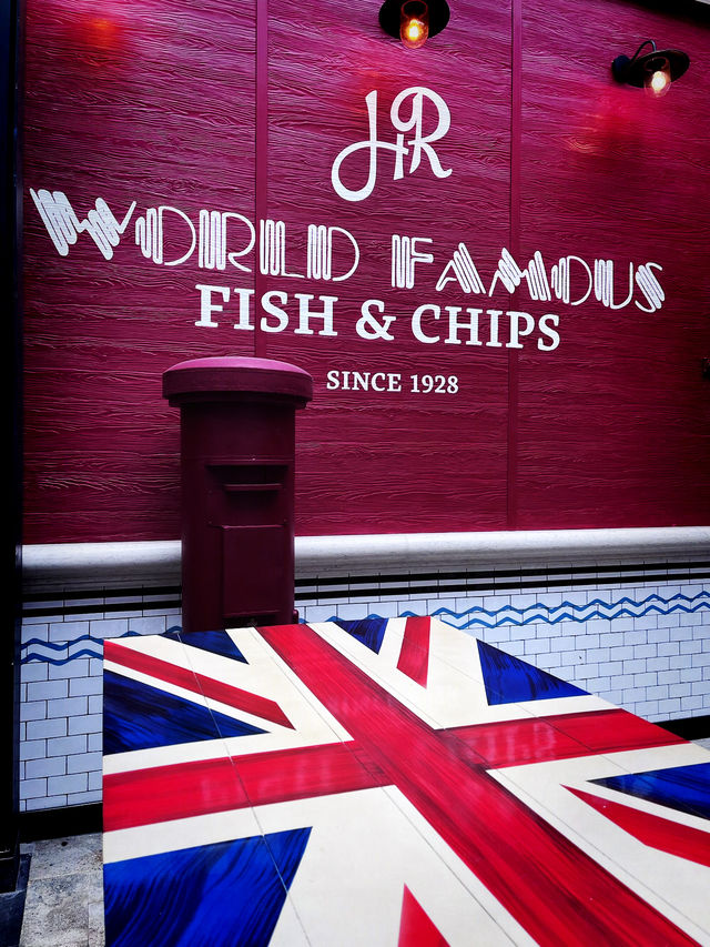 A British Bite Above the Clouds at The Laughing Fish by Harry Ramsden