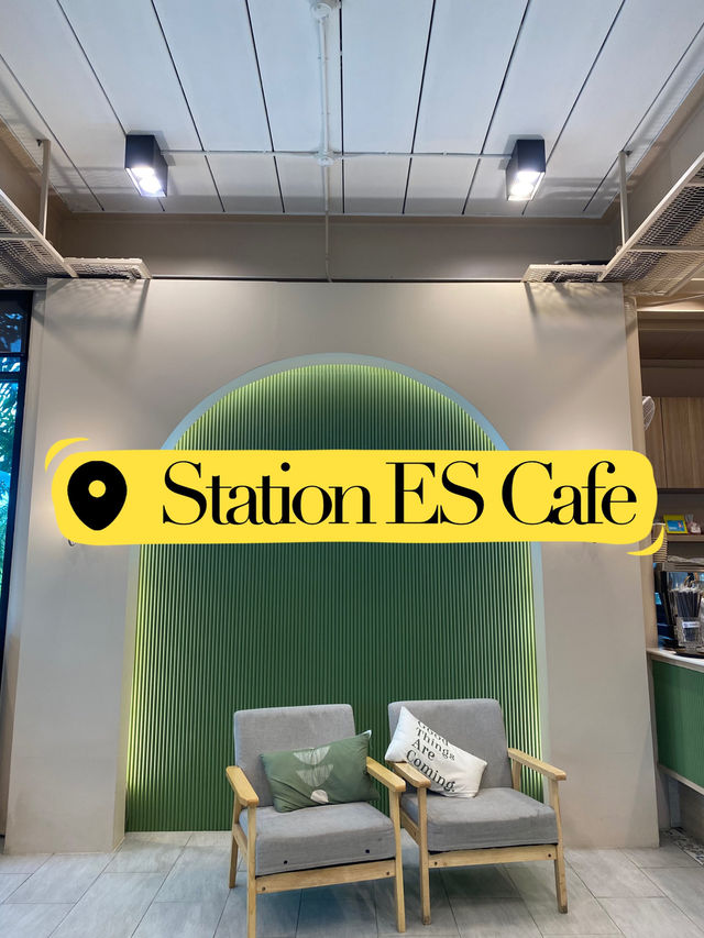 คาเฟ่ในปั้มน้ำมันจันทบุรี Station ES Cafe ☕️