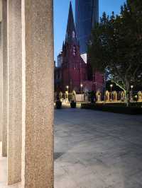 Shanghai’s Iconic Gothic Gem: St. Ignatius Cathedral at Dusk 🌆✨