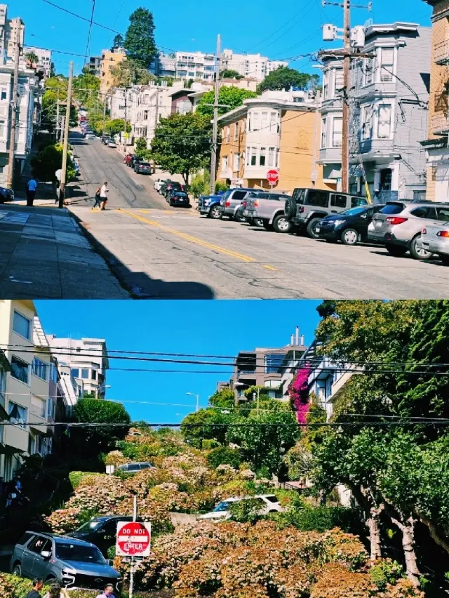 San Francisco's Golden Gate Bridge & Lombard Street