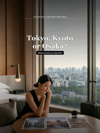 🇯🇵 Tokyo, Kyoto or Osaka - Where Should You Stay First?