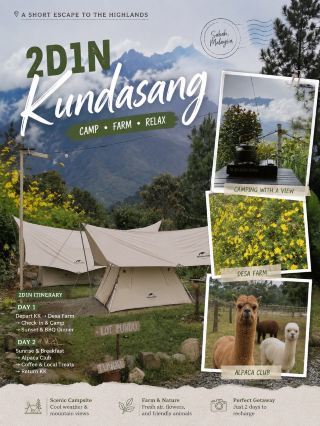 🏕️The Perfect 2D1N Escape to Kundasang 