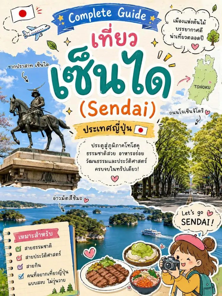 一齊去仙台旅行啦。