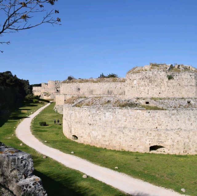 Rhodes: the Walls of the Old Town 