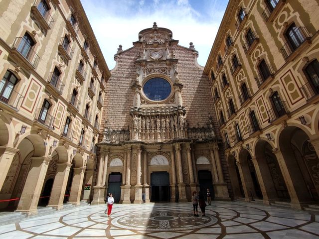 The majestic Abbey of Montserrat 