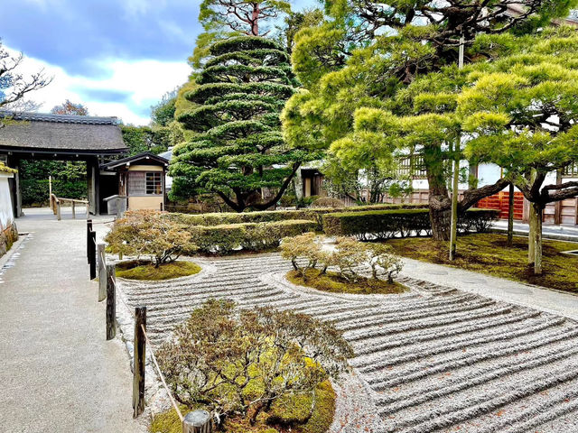 Ginkakuji, the popular tourist spot in Kyoto