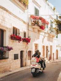 🏡 The White Spiral of Puglia – Locorotondo, Italy