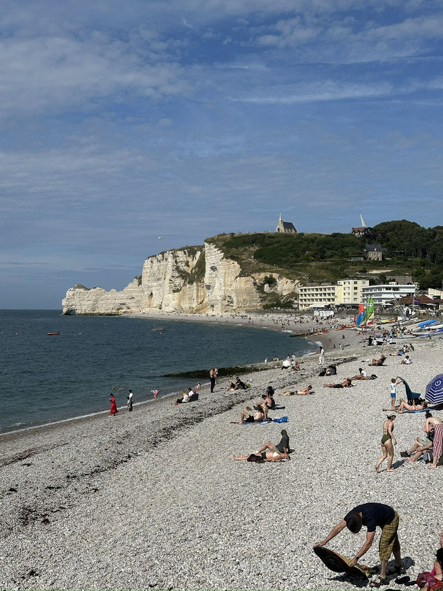 Stunning coast of Normandy 