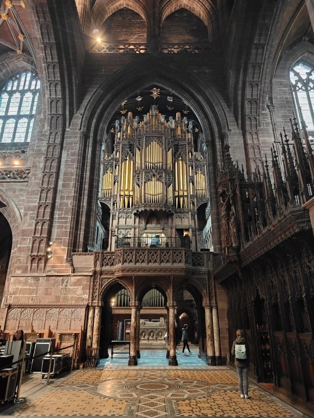 Played for over 500 years, this majestic instrument rises above the cathedral’s five-storey halls Played for over 500 years, this majestic instrument rises above the cathedral’s five-storey halls