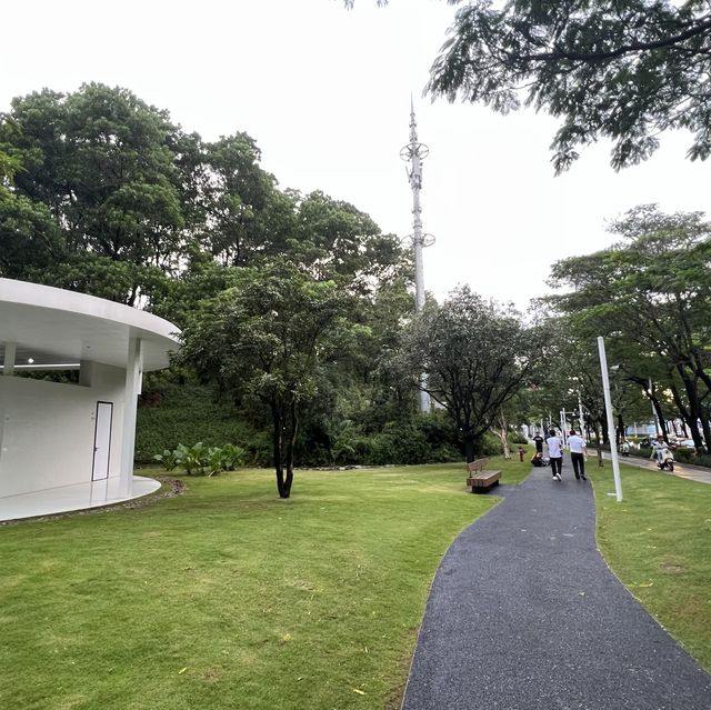 打卡深圳觀湖中心公園