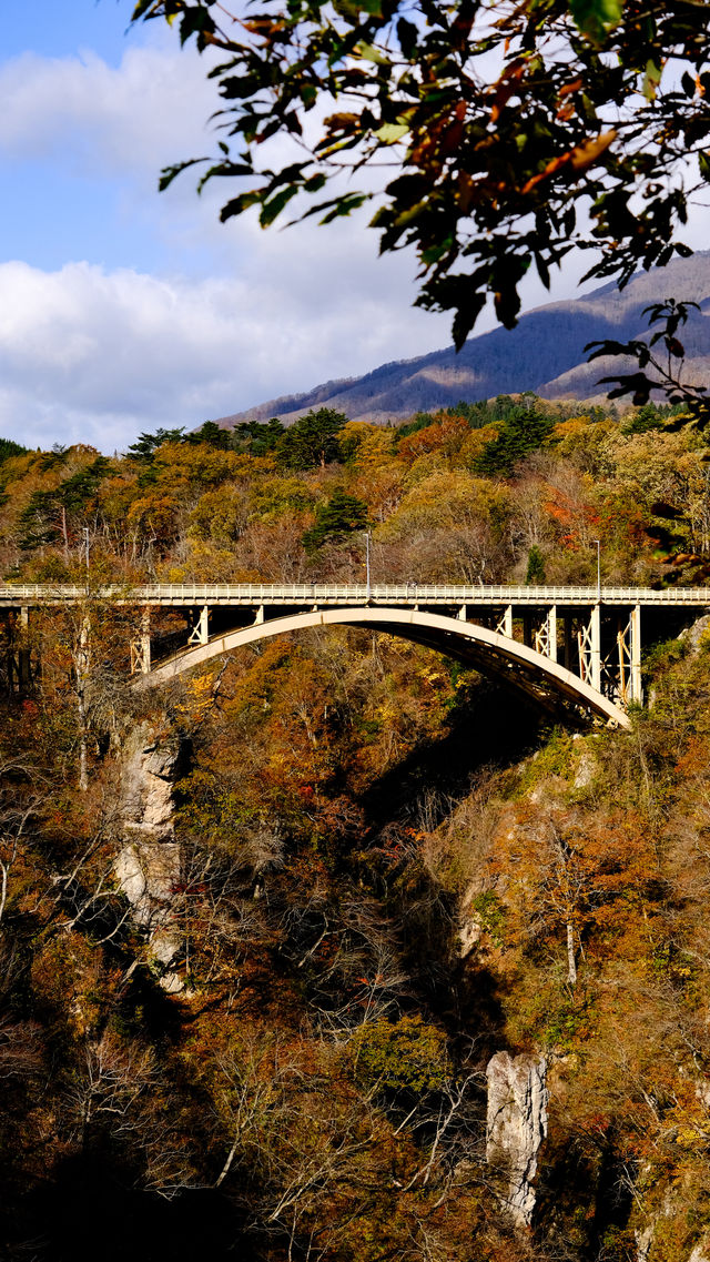 日本東北旅行之東鳴子溫泉百年旅館大沼，鳴子峽紅葉