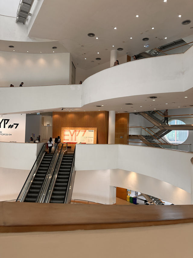 A building as beautiful as the art it holds. 