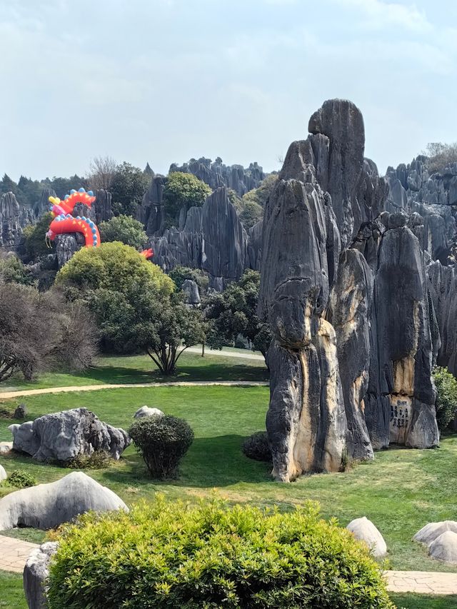 雲南昆明石林丨阿詩瑪的故鄉，山石雕塑奇峰羅列