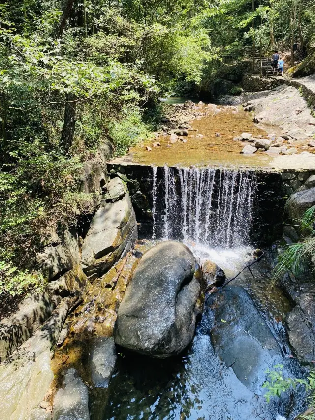 山に隠れて / 大奇山国立森林公園の一池の碧波を眺める