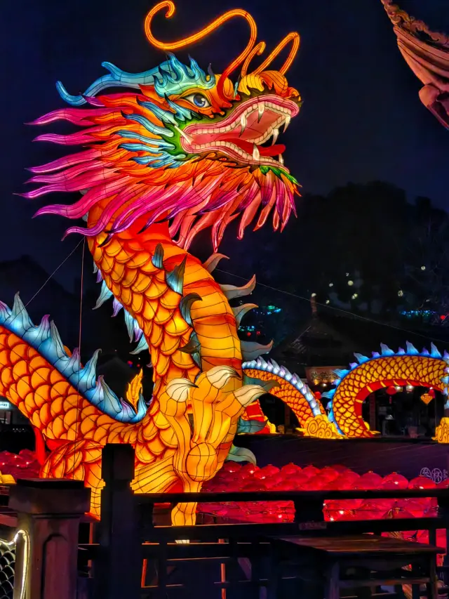 Free dragon lantern festival at Dongmen Market Square