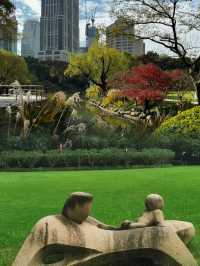上海市中心的公園都這麼美的嘛！！