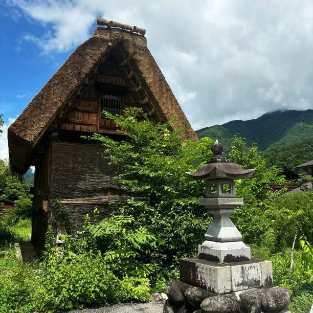 【岐阜/白川郷】世界遺産の合掌造り、夏場も良い！