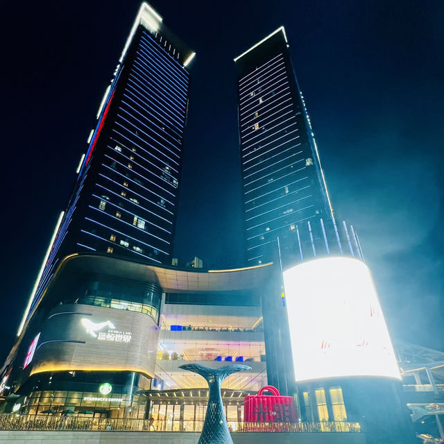 晚上逛逛深圳光明地標商業🏬 晚上逛逛深圳光明地標商業🏬