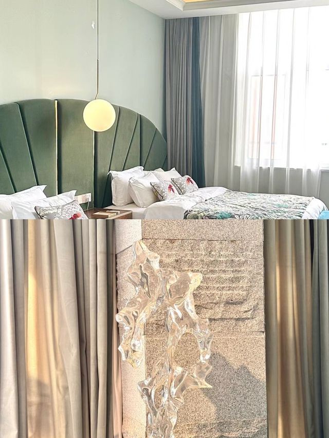 沂水崮水間主題酒店，入住體驗很不錯，比較推薦！。