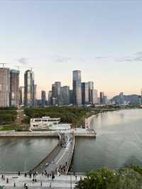 傍晚5、6點，歡樂港灣的日落美得令人窒息！