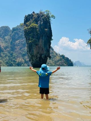 Heading to Phuket's James Bond Island