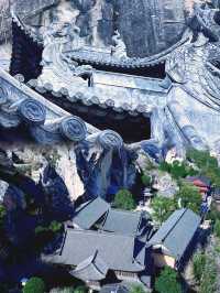 江南有自己的懸空寺，浙江台州萬佛寺