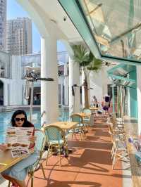 上海上生新所百年建築咖啡！海軍俱樂部泳池打卡，歐洲度假風滿分⛱️