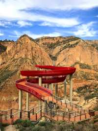 蘭州水墨丹霞景區,一幅天然「潑墨山水畫」