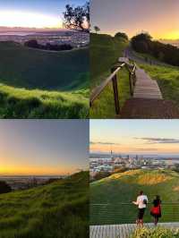 【奧克蘭伊甸山|闖入沉睡的火山口,我找到了城市上方的自由】