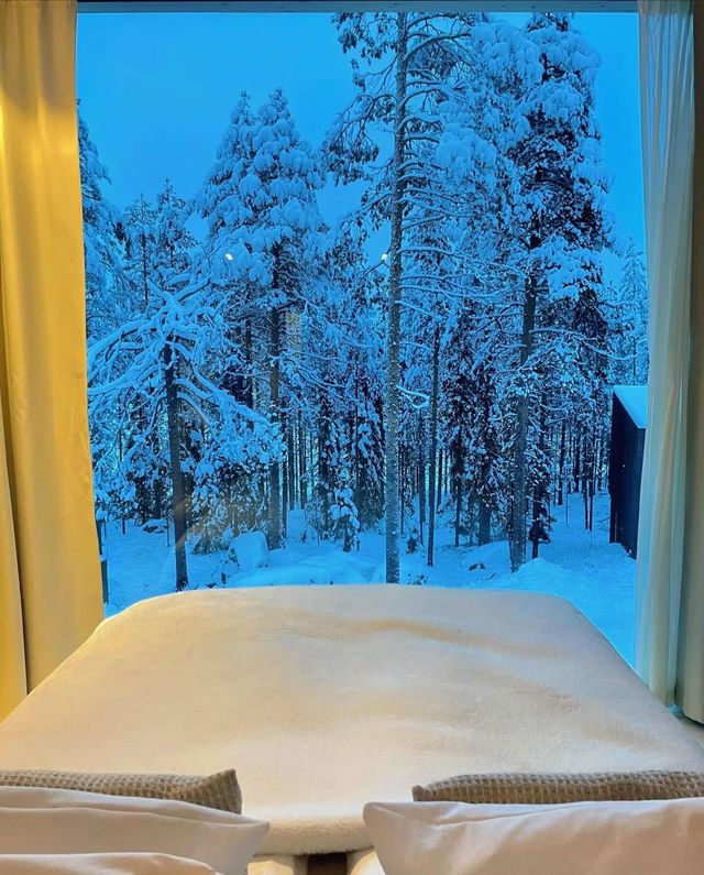 夢幻北歐童話屋躺床上就能看極光的那種！