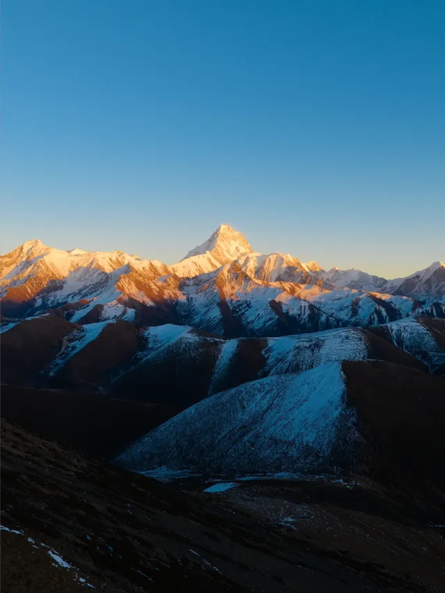 在冷噶措封山之前,我站在了這裡 在冷噶措封山之前,我站在了這裡