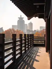 去逍遙津務必上逍遙閣中式秋景太絕了