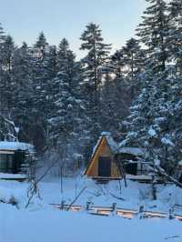 帶娃去了長白山,這雪景酒店比瑞士還震撼!