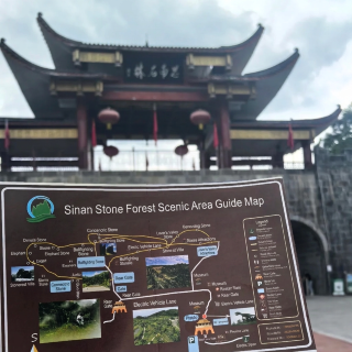 Depart from Egret Island and head to the billion-year-old stone forest