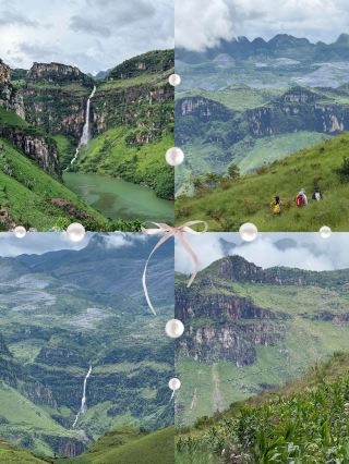 Guizhou Mama Cliff green wild fairyland secret realm looks unreal on sunny days!